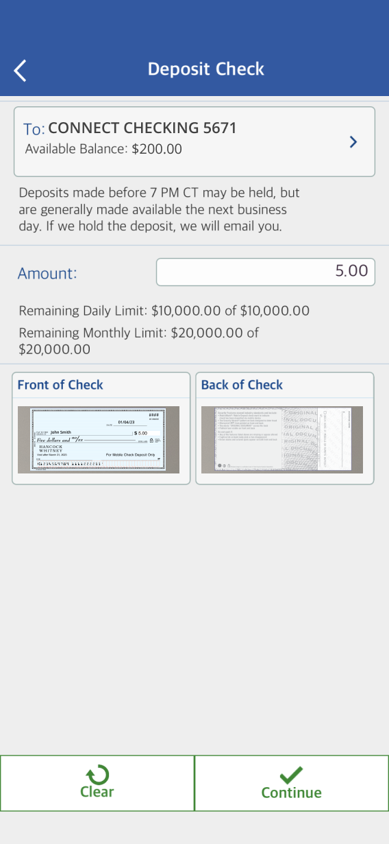 Can I make multiple deposits in one day with Mobile Check Deposit?